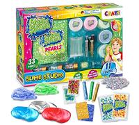 Craze Magic Slime Studio Slime DIY Kit Complet Slime Enfant avec 11 Couleurs & Nombreux Accessoires, Slime Paillette, Facile à Nettoyer