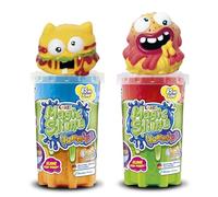 CRAZE Magic Slime YUMMIES 2er Pack | Slime pour Enfants aux Couleurs néon - 2X 85 ML avec Personnages à Ventouse, sans résidus