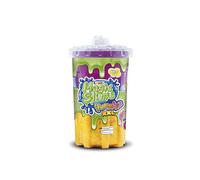 CRAZE Magic Slime YUMMIES XXL | Slime pour Enfants dans des Couleurs Fluo mélangées avec différents Personnages d'absorption - Boîte de 600 ML - Slime coloré pour Enfants sans résidus