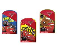 CRAZE Magic Towe 14547 Lot de 3 Serviettes Magiques Disney Pixar Cars pour Enfants
