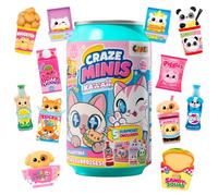 CRAZE Minis Kawaii - Capsule Surprise avec 5 Mini Objets Nourriture | Capsule surprise enfant avec 5 mini accessoires mignon sur le thème de la nourriture, à collectionner et à exposer