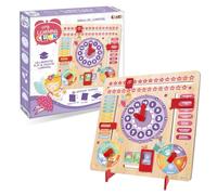 CRAZE- My Learning Clock Princesses Horloge d'apprentissage, 58664