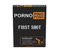 CRAZE Pasmo Porno 36501 Jeu de Cartes de ping-Pong First Shot-Spooky Drinking, JGA Adultes, Noir