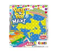 Craze Press N Pop Jouet Anti Stress en Forme de Carré XXL Jouet Pop it Fidget Toy pour Enfants & Adultes