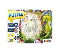CRAZE Puzzle 200 pièces Magic Forest Puzzle Enfant 8 Ans et + Puzzle Licorne Puzzle Animaux Puzzle 3D 30257