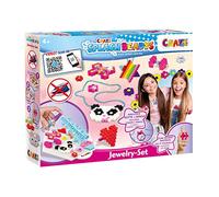 CRAZE SPLASH BEADYS Bijoux enfant DIY Kit de Perle a coller Perles d'eau colorées Bricolage Enfant Bague Collier & Bracelets à faire soi-même Perle a repasser 15216