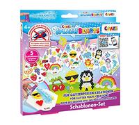 Craze Splash BEADYS Patron pour Perle a Coller Motif Girly Pochoir pour Perles d'eau Bricolage Fille 5X Modèles Loisir Créatif Perle Enfant 11096 Multicolore