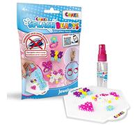 CRAZE SPLASH BEADYS Perle a coller Bijoux à faire soi-même DIY Bijou enfant Perle a repasser sans repassage Perles d'eau magiques Bricolage enfant 26038, Multicolore