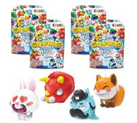 CRAZE Splashers - Jouet de Bain Arroseur, 4X Aspergeurs de Bain, 16 Animaux à Collectionner, Jouet Bain Enfant