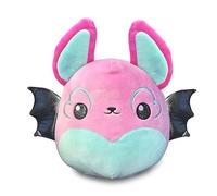 CRAZE Squishpets Medium Hart - Peluche Chauve-Souris 19 cm , Peluche Douce Rose et Bleue avec petites ailes