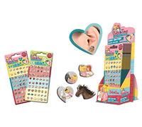 CRAZE Stickers BIBI & Tina Boucles d'oreilles autocollantes Bijoux Enfants Fille Motif Equitation Boucle d'oreille enfant fille Boucle d'oreille sans trou 10631