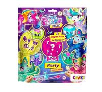 CRAZE Superstars Minis Multipack Party - Pack de 5X Figurines étirables Super Extensibles et gluantes, Mini Figurine d'action pour Enfants à Collectionner