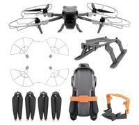 Craznick Air 3S Hélices - avec Protections de pales Support d'hélice fixateur Jambes de Train d'atterrissage Pliables stabilisateur de Palette pour DJI Air 3/Air 3S Drone Accessoires