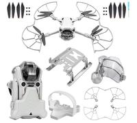 Craznick Hélices Pour DJI Mini 4 Pro Protection d'hélice Support d'hélice Train D'atterrissage Capuchon D'objectif Tout le 15 Pièces pour DJI Mini 4 Pro Drone Accessoires