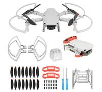 Craznick Hélices pour DJI Mini 4K/Mini 2 SE/Mini SE/Mini 2 Propeller Guard Landing Gear Leg Extensions Hélices Support Garde Cardan Couverture pour DJI Mini 4K 2 SE Drone Accessoires Set