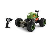 Crazon Voiture dinosaure télécommandée avec 5 roues et rotations à 360° Échelle 1:15 avec lumières Véhicule RC interactif pour enfants à partir de 3 ans