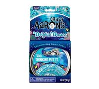 Crazy Aaron's Pâte à modeler - Trendsetters Dauphin Dance Sparkle Sensoriel Putty pour enfants et adultes dans une boîte de 10,2 cm - Amusant et créatif sans fin, jouets thérapeutiques anti-stress, ne
