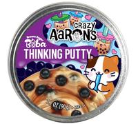 Crazy Aaron's Pâte à Sucre Brun Boba Thinking Putty de 10,2 cm, 90 g. Ne sèche jamais.