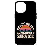Crazy About Community Service Avocat Social - Coque pour iPhone 12 Pro Max
