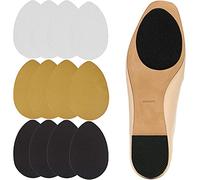 Crazy Bean 6 Paires Autocollant Semelles Antidérapantes Semelle Coussin Anti-Slip en Silicone Protection de la Semelle Contre L'abrasion 2 noires + 2 jaunes + 2 blanches