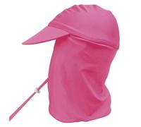 crazy bean Chapeau Anti UV de Soleil Enfant Chapeau Protege Nuque Randonnée pour Garcon Fille Cartoon Casquette Visiere de Bain Plage avec Mentonnière Réglable Rose