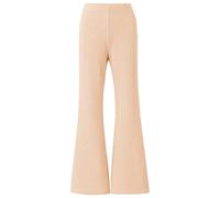 crazy bean Pantalon Yoga Femme Taille Haute Bootcut Pants Leggings de Yoga À Pattes D'éléphant À Rayures pour Pilates, Sport, Entraînement, Danse, Fitness, Jogging Beige M