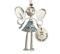 Crazy Beautiful Friends Forever Pendentif d'amitié pour Noël Décoration de Noël Han Arbre en métal