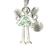 Crazy Beautiful Friends Forever Pendentif d'amitié pour Noël Han Décorations de Noël Arbre de Noël en métal