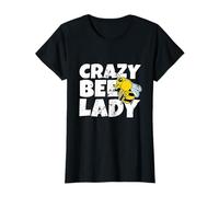 Crazy Bee Lady Abeille à Miel Apiculture T-Shirt