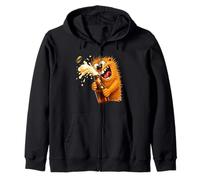 Crazy Beer Bottle Party Mascotte Sweat à Capuche