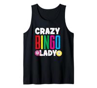 Crazy Bingo Lady Fun Bingo Amateur d'art Débardeur
