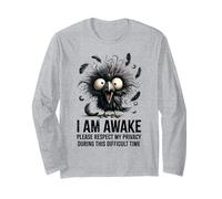 Crazy Black Crow Je suis éveillé, Veuillez Respecter ma Vie privée Manche Longue