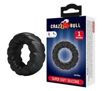 Crazy Bull - anneau pénis extra puissant - silicone noir