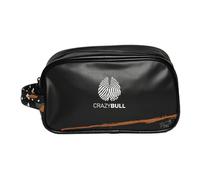 Crazy Bull Hair Trousse de Voyage Durable et résistante à l'eau Sac de Voyage élégant Organiseur idéal pour Les Cheveux Essentiels Quotidiens, Noir