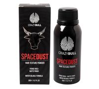 Crazy Bull Poudre Cheveux Space Dust - Poudre Matifiante Pour Volumiser, Texturer Et Coiffer Les Cheveux - Aspect Mat Naturel, Tenue Forte Et Sans Résidu - Sans Cruauté Et Végétalien