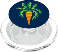 Crazy Carrot Fun Healthy Bio Racine Légumes Orange Vert PopSockets PopGrip pour MagSafe
