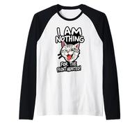 Crazy Cat - For the FAINT HEARTED 1 - Fan Fun Manche Raglan