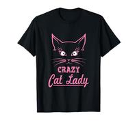 Crazy Cat Lady Cat Face Pet Lover T-Shirt