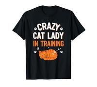 Crazy Cat Lady in Training Kitten Love Cat T-Shirt