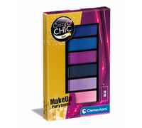Clementoni Crazy Chic Eyeshadow Party Queen Make Up, pour Enfants, 8 Ans, Multicolore - 18815