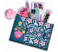 Trousse de Maquillage Lavable en Tissu pour Enfant - Clementoni Crazy Chic - Contient 5 Produits de Maquillage