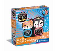 Clementoni - Crazy Chic-Lovely Nail Polishes: Panthère Et Renard-Kit 2 Colorés, Vernis Filles 6 Ans, Décoration des Ongles, Non Toxique, À Base d'eau, Amovible sans Acétone, Multicolore, 18811