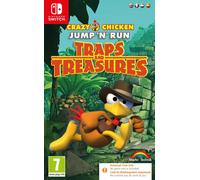 Crazy Chicken: Traps And Treasures (Code In A Box) Switch