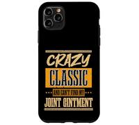 Crazy Classic Funny Grandparents Day Humour Retirement Coque pour iPhone 11 Pro Max