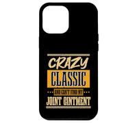 Crazy Classic Funny Grandparents Day Humour Retirement Coque pour iPhone 12 Pro Max