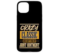Crazy Classic Funny Grandparents Day Humour Retirement Coque pour iPhone 15 Plus