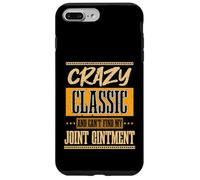 Crazy Classic Funny Grandparents Day Humour Retirement Coque pour iPhone 7 Plus/8 Plus