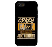 Crazy Classic Funny Grandparents Day Humour Retirement Coque pour iPhone SE (2020) / 7 / 8