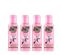 Crazy Color Coloration Pour Cheveux Semi-Permanente 4 Pack (Rose Guimauve)