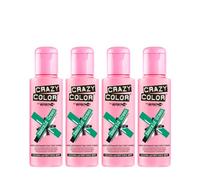 Set 4 CRAZY COLOR 53 EMERALD GREEN 100 Ml. Produits de cheveux